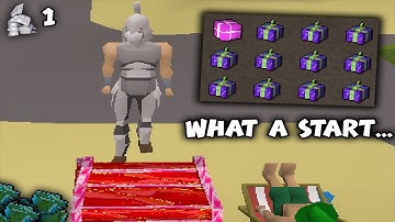 And so it begins... INSANE RNG Already?! 25B+ Giveaway! RuneX RSPS Ironman #1