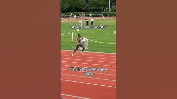 400m progression in ONE SEASON 👀 | #athletics #400m #trackandfield #speedtraining