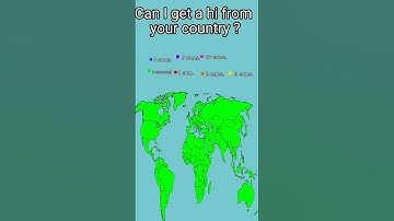 Hi from every country ? PT 1 #shorts #comment #map #viral #trending #education #edit #capcut #world