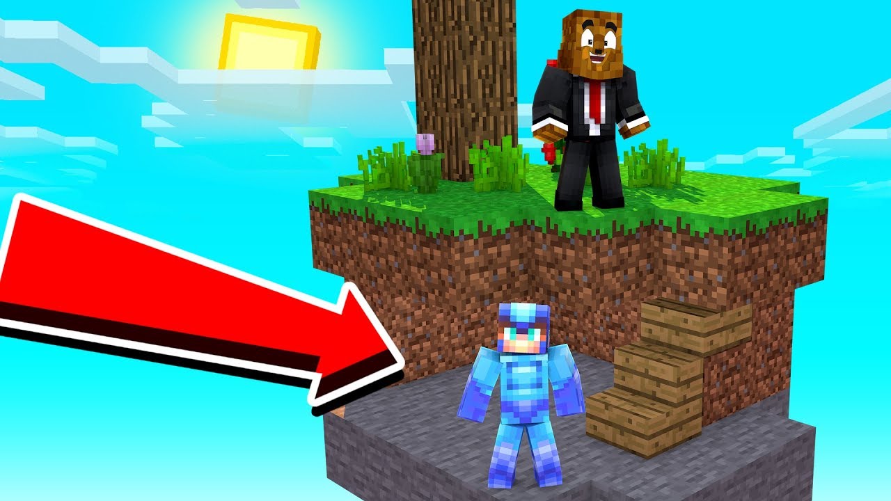 3 Noobs Make The Best Minecraft Skyblock Youtube - jeromeasf roblox skyblock