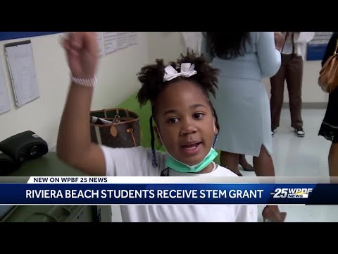 Riviera Beach elementary school students receive $50K STEM grant