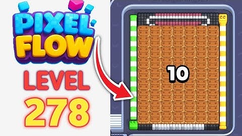 Pixel Flow Level 278 Walkthrough
