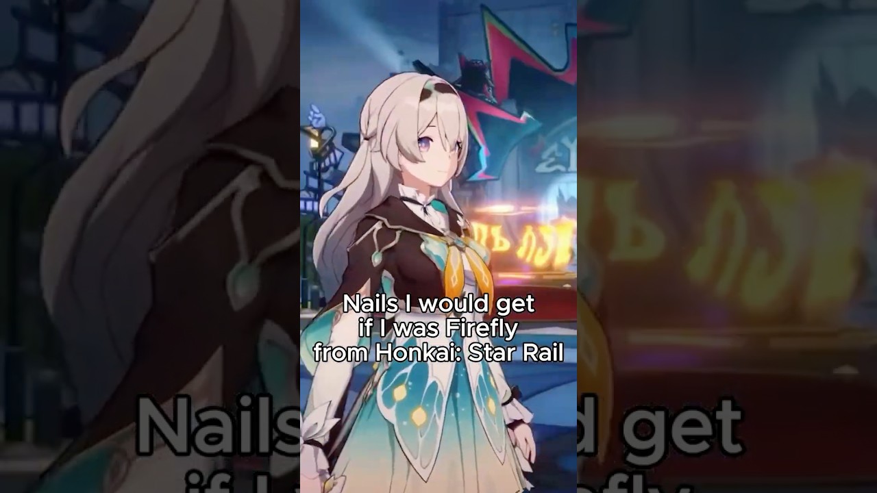 Nails I would get if I was Firefly from Honkai: Star Rail