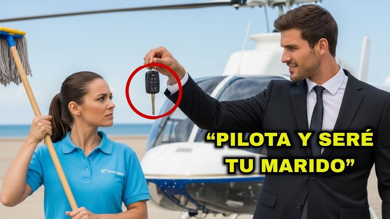 PILOTA ESE HELICÓPTERO Y VOY A SER TU MARIDO_ SE BURLÓ EL JEFE... Y QUEDÓ HELADO AL SABER QUIÉN ERA