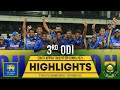 Sri Lanka seal series | 3rd ODI Highlights | Sri Lanka vs South Africa 2021