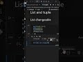 #Tuple #vs #List #inPython | #Complete #Difference #Explained in Urdu