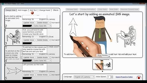 TTS Sketch Maker: Walkthrough Demo -  Text to Speech Whiteboard Video Maker