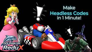 Dolphin VR: ReduX (Make Headless Character Codes in 1 Minute!) @legaiaflame