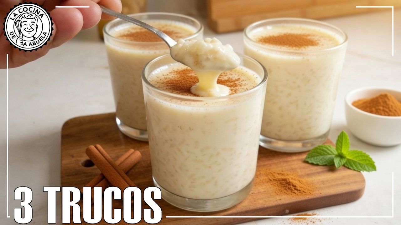3 TRUCOS de ABUELA para un ARROZ CON LECHE CREMOSO 🍚🥛 | Receta Tradicional