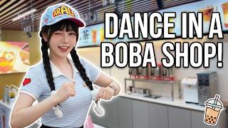 POV: Perfect vibe dance in a boba tea shop 🧋✨💃 #bubbleshopdance A059