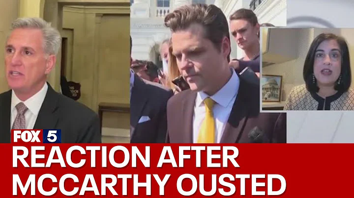 Reaction after McCarthy ousted as speaker