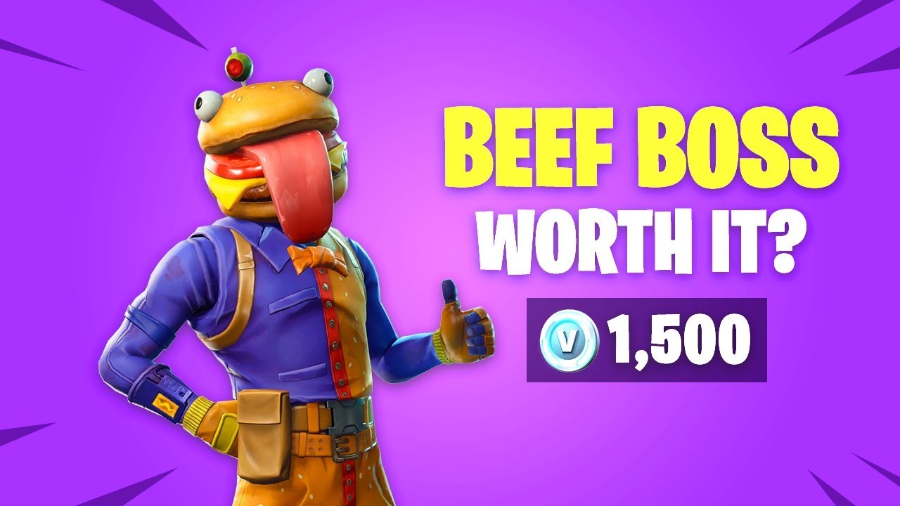 Is *NEW* BEEF BOSS Skin Worth it? Fortnite Battle Royale Daily Items Update  YouTube