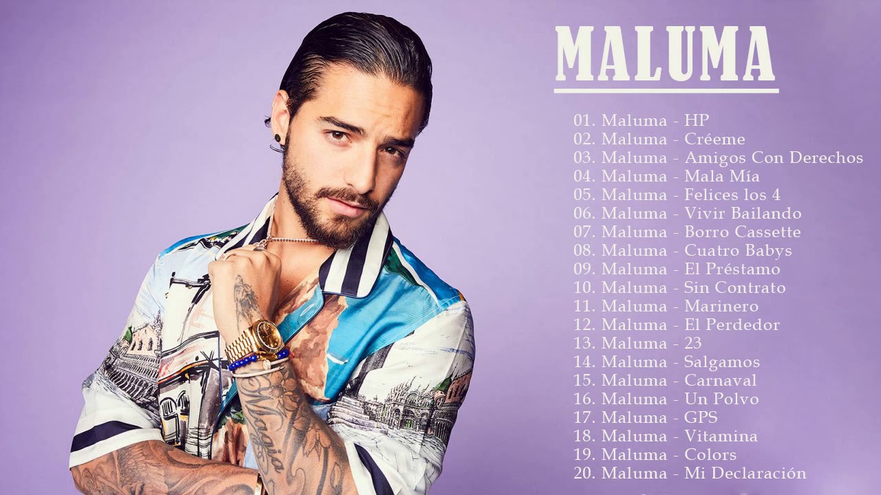 maluma tour song list