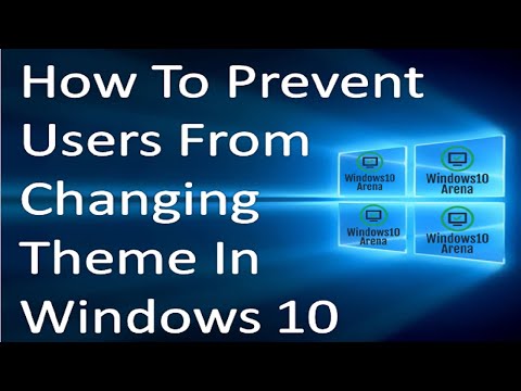 Video: How To Prevent Changing The Desktop