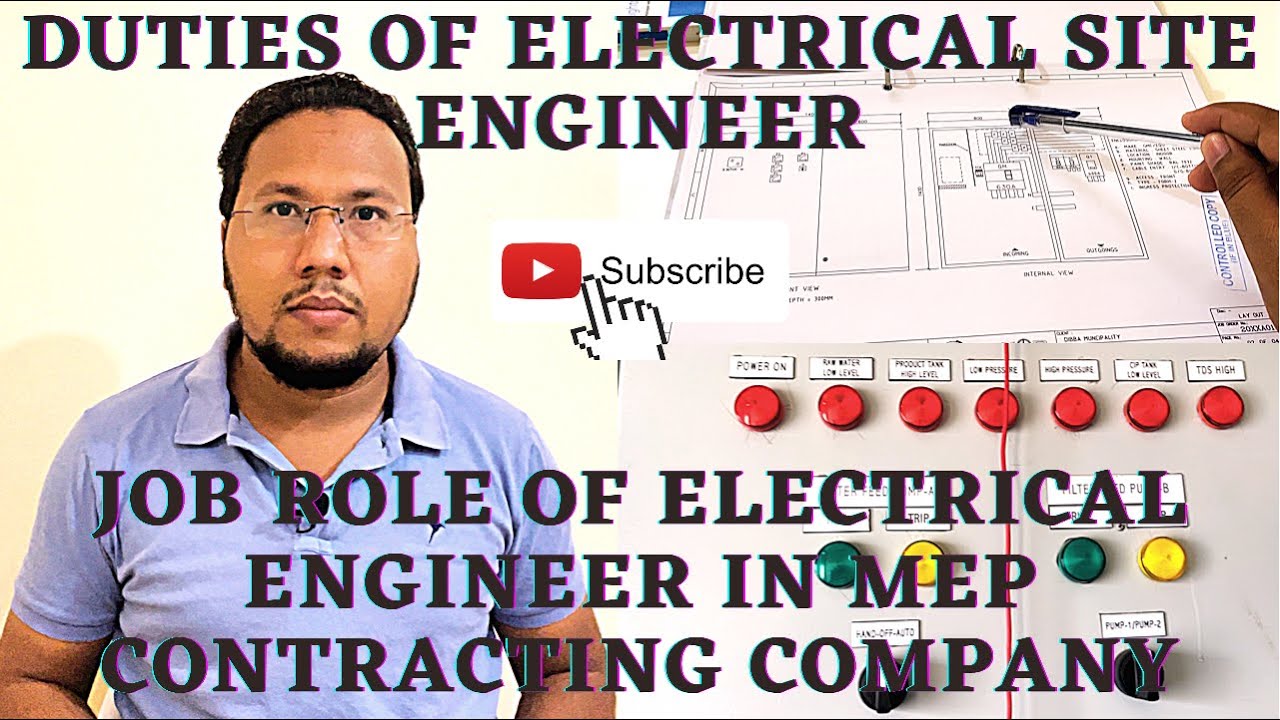 Electrical Engineer Job Role | Responsibility Of Electrical Site Engineer -  Youtube