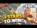 I Must 3 Star with 10 x Healers to Win the Clan War League (Clash of Clans)