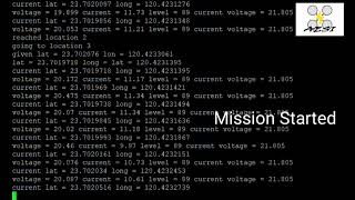 Research on An Autonomous Charging Drone Part 2 (Python Program output)