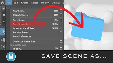 Autodesk Maya Basics | Part 02 | Save Scene As...