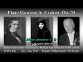 Schumann: Piano Concerto, Haskil &amp; Otterloo (1951) シューマン ピアノ協奏曲 ハスキル