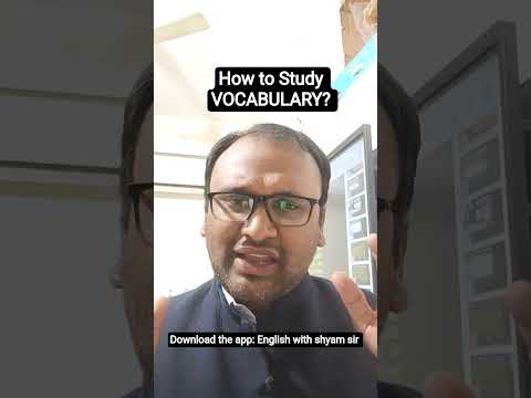 How to study Vocabulary #vocabulary #synonyms #cgl2026 #dailyvocabulary #idioms #ssccgl2026 #ibps