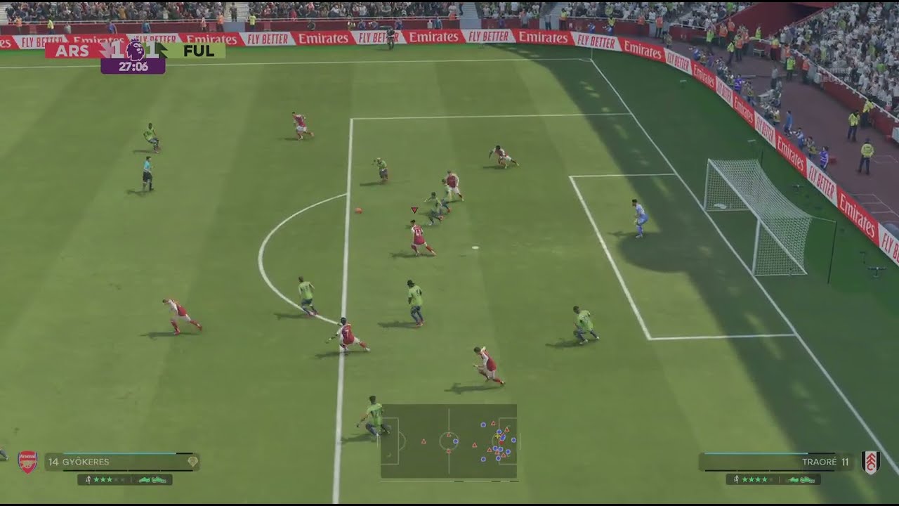 Gyokeres Carries Against Fulham