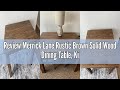 Review Merrick Lane Rustic Brown Solid Wood Dining Table Kitchen Table With Square Legs Farmhouse Review Merrick Lane Rustic Brown Solid Wood Dining Table Kitchen Table With Square Legs Farmhouse