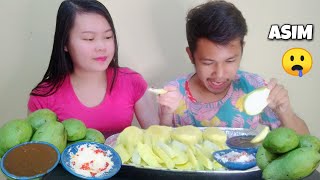 ASMR Mangga mukbang (W/Bagoong, Chili salt) mouth watering?|| DaCrisnity