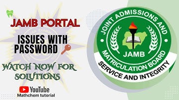 ISSUES WITH JAMB LOGIN DETAILS: WRONG EMAIL AND PASSWORD, HOW TO FIX IT. (step by steps procedures).