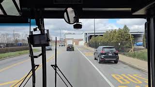 2024 Gillig Low Floor Transit Bus Ride from the Midway Airport to the Parking Garage