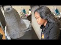 Hair care/ Silk Press in Between Protective styles