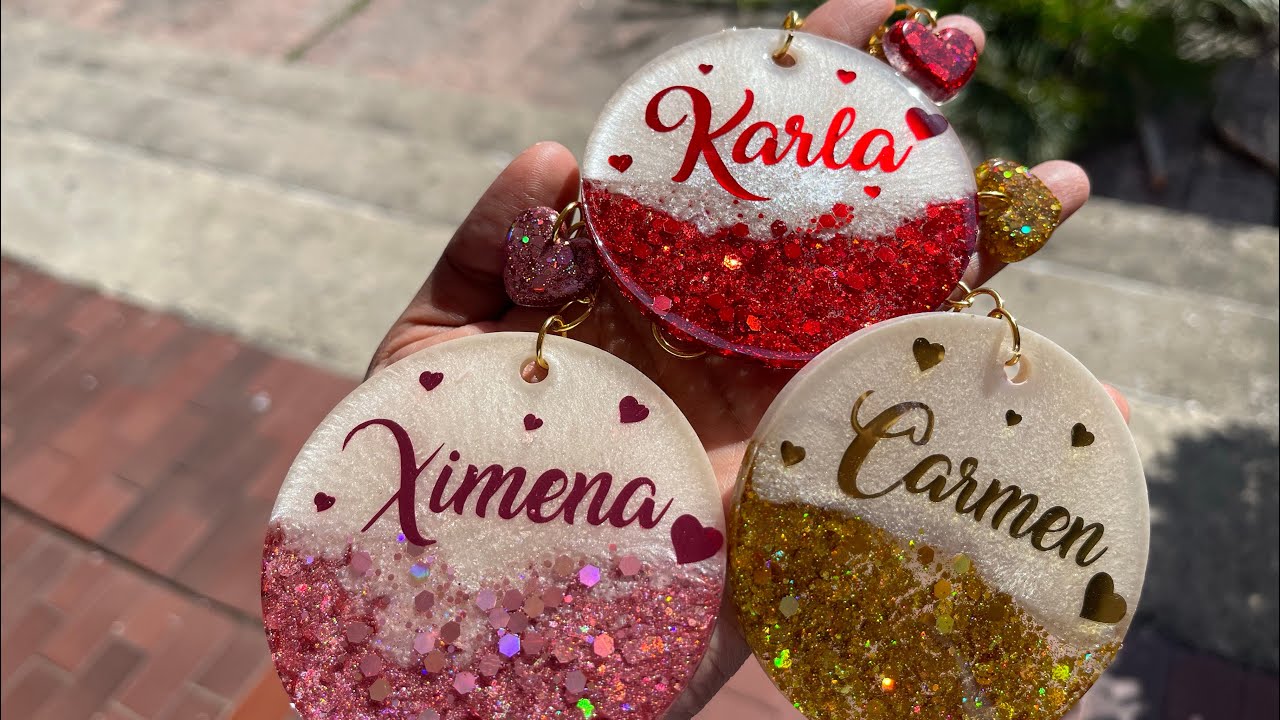 LLAVEROS DE RESINA / keychain resin / chaveiros