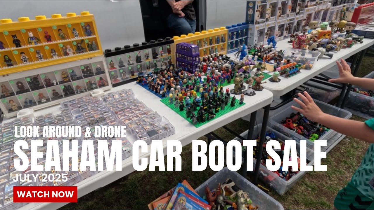 Seaham Car Boot Sale, County Durham: Look Around & Drone (July 2025).