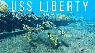 USS Liberty Shipwreck, Scuba Diving In Tulamben, Bali (Subtitles With the Story)