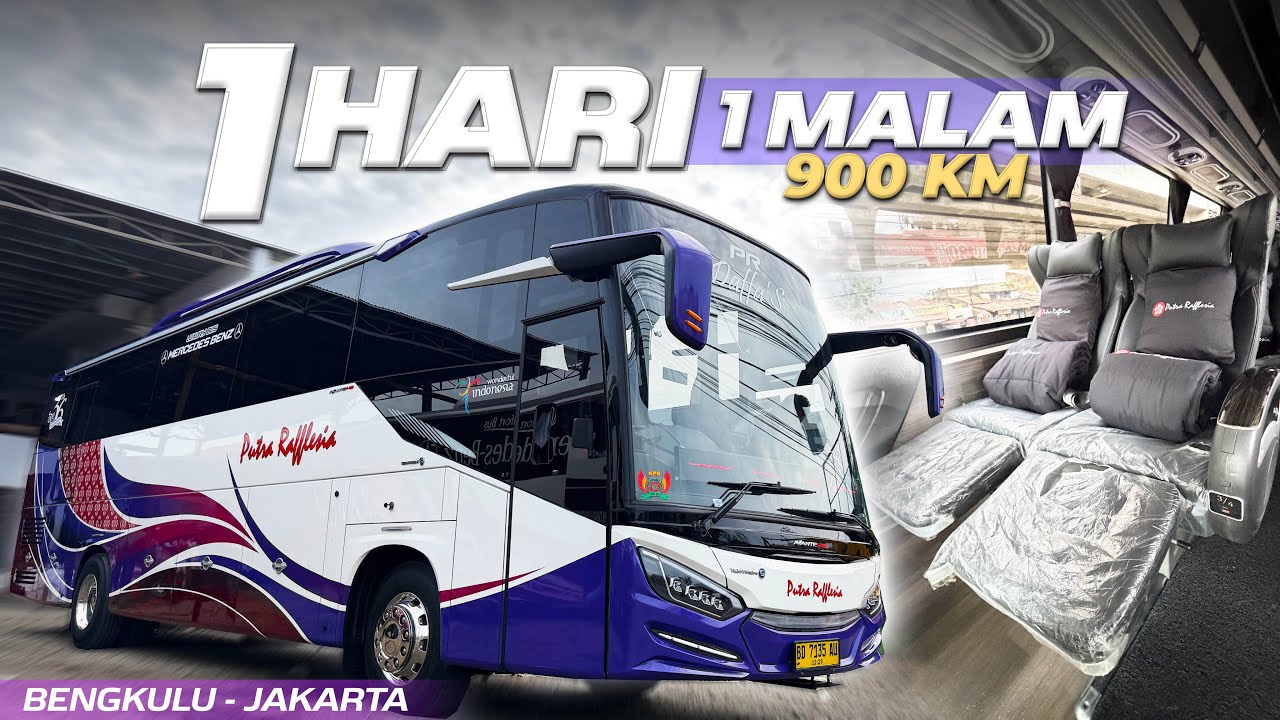 Rp 560.000 NAIK BUS BARU PUTRA RAFFLESIA, DAPAT APA SAJA⁉️Trip Bengkulu-Jakarta with Putra Rafflesia