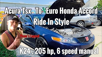 Acura tsx to honda euro accord transformation || Pham’s Legend