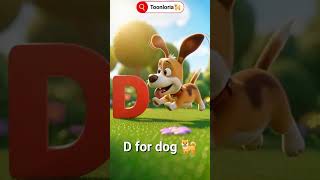 D For Dog Abc Learning For Kids Alphabet Phonics Song By Toonloria