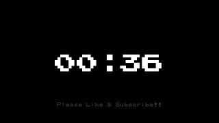 36 SECOND - TIMER & ALARM - FULL HD - COUNTDOWN