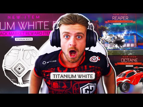 *TITANIUM WHITE DROP OPENING* So I Opened 25 of the BEST DROPS to EVER EXIST in Rocket League...