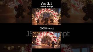 Normal VS JSON #veo #aicreator #generativeai #json #prompt #aiart #aidesign #digitalart #veo3