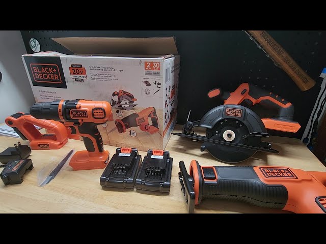 What You Need To Know About This Black + Decker 4 Tool Combo Kit