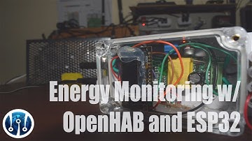 An ESP32 Energy Meter w/ OpenHAB using MQTT | OpenHAB #5