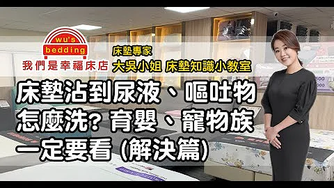 床墊沾到尿液或嘔吐物怎麼辦?育嬰、養寵物必看（Part 2 解決篇）【我們是幸福床店】 - 天天要聞