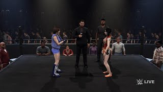 WWE 2K25 - PS5 Gameplay - Asuka Kazama (CAW) vs Ling Xiaoyu (CAW) - [Underground Battle] I