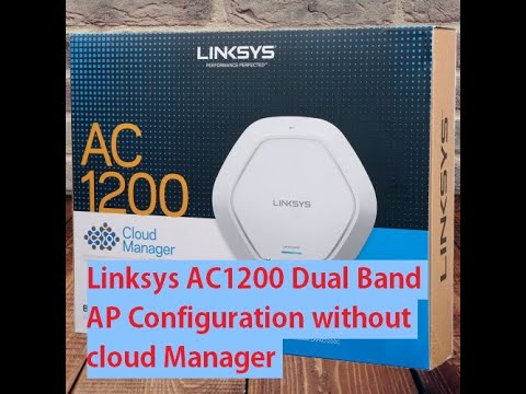 Linksys LAP AC1200 Access Point configuration