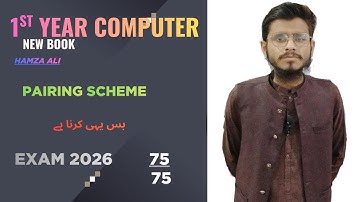 1st Year Computer Science Pairing Scheme 2026 | ICS | Complete Smart Paper Pattern