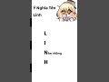 Ý nghĩa tên Linh #lanlinh #nijigen #vtuber #vtuberclips #vtubervn #lolita #meme #j97 #jack