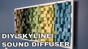 Building a Skyline Sound Diffuser - Improve Audio Quality - Updated!