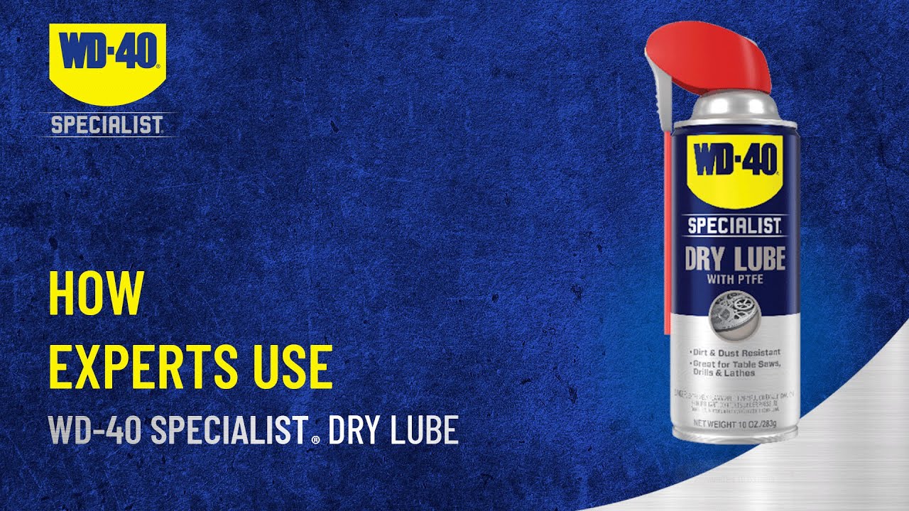 How do the experts use WD-40 Specialist® Dry Lube? It only takes a minute  to find out ⏱️🧑‍🔧