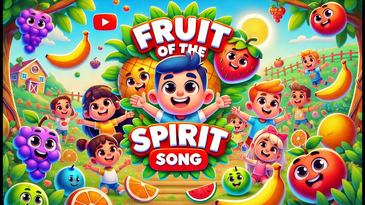 Fruit of the Spirit Song | Kids Bible Song with Fun Fruits and Joyful ...
