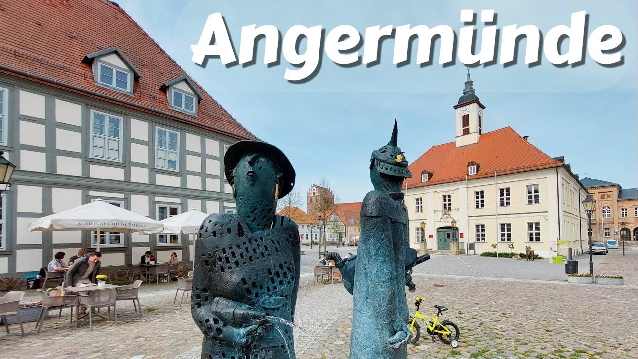 Angermünde, Germany - April 2024 / Angermünde, Uckermark (Land Brandenburg) - April 2024